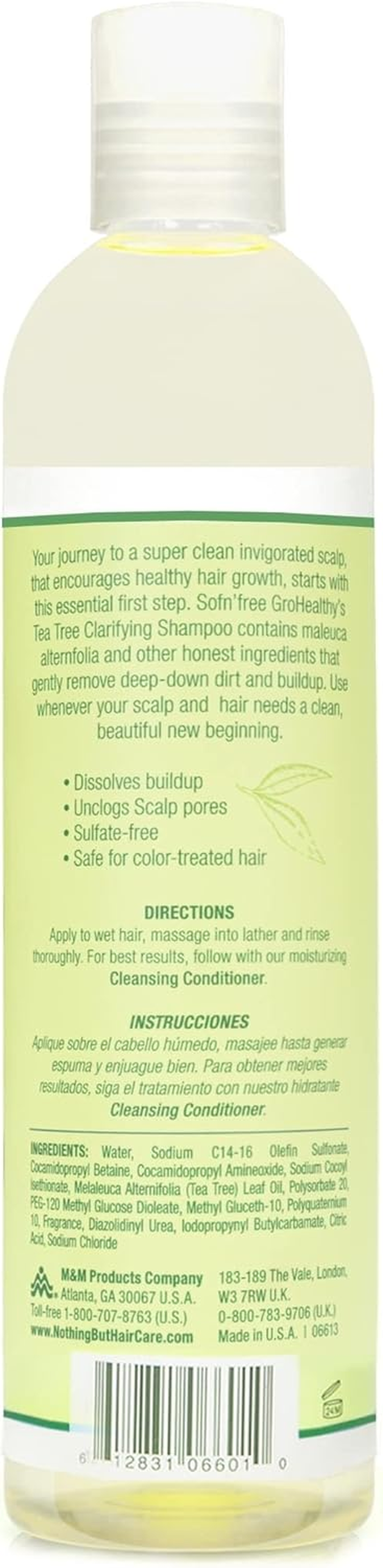 Nothing but Tea Tree Oil Clarifying Shampoo 355Ml (12Oz) image number 4