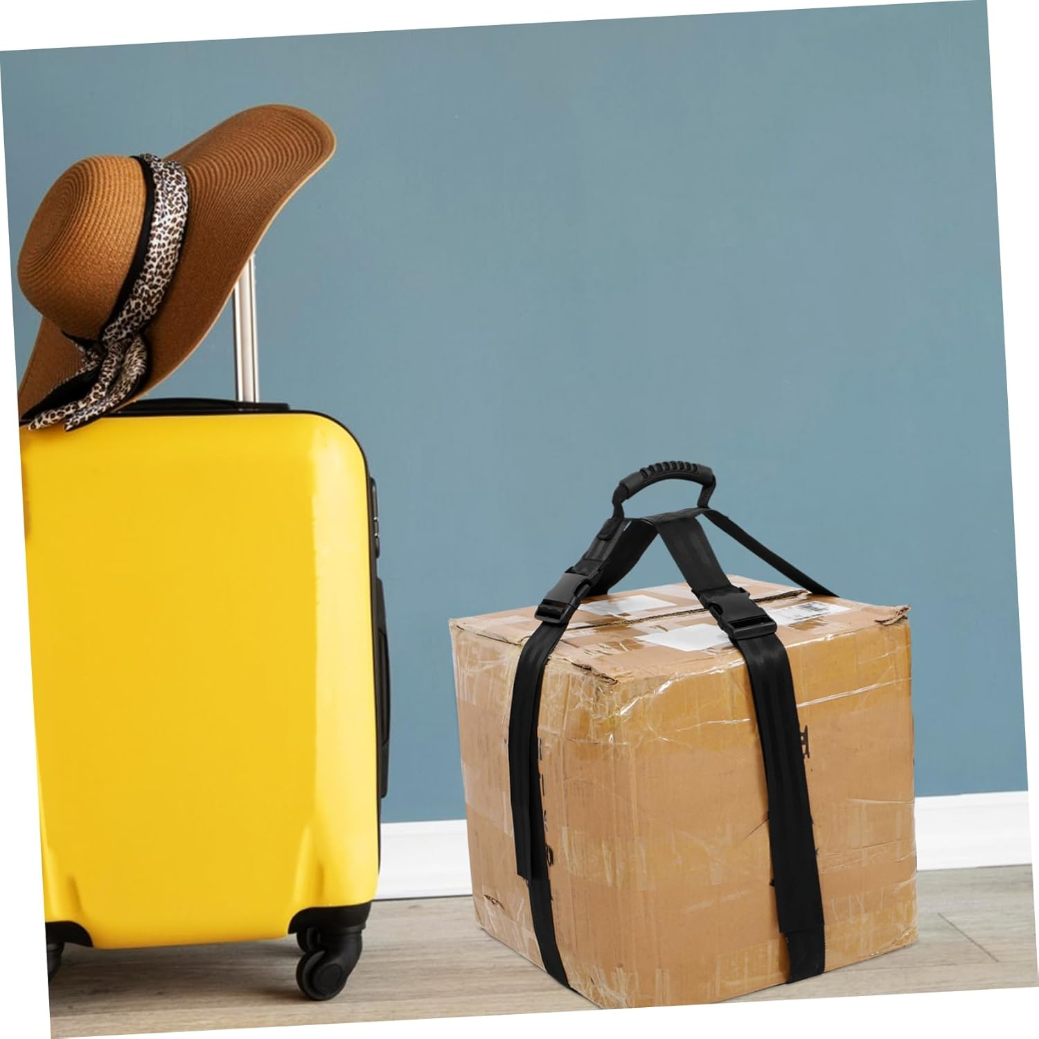 ROMISBABA Adjustable Luggage Straps Suitcase Carrying Straps Luggage Bands for Suitcases Case For image number 5