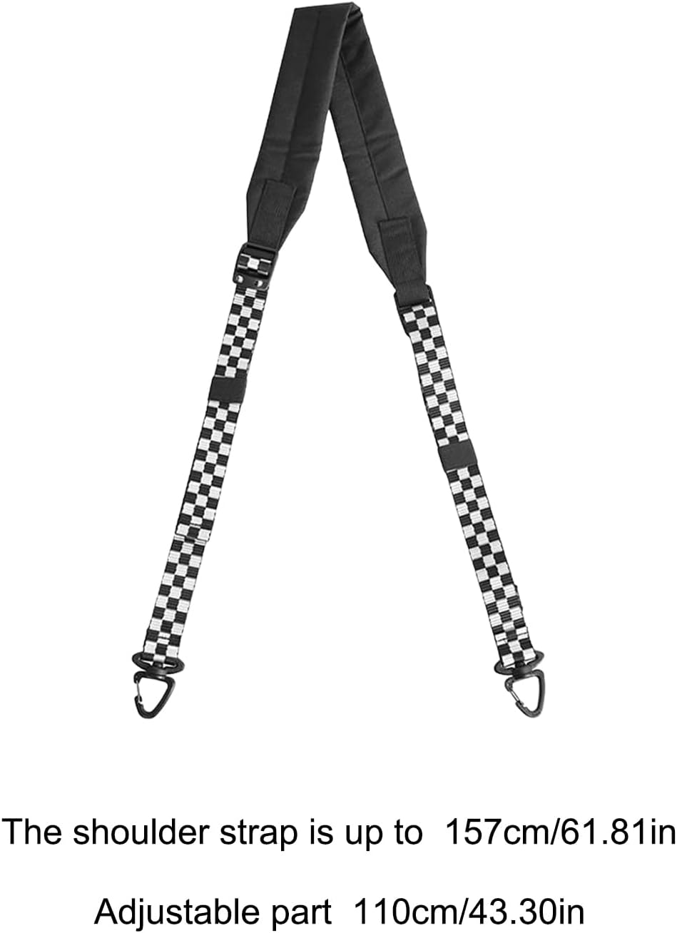 Bvizyelck Shoulder Strap | Adjustable Padded Shoulder Strap - Heavy Duty Replacement Belt with Metal Hook for Moving Travel Beach Camping Travel Canvas Laptop Backpack image number 3