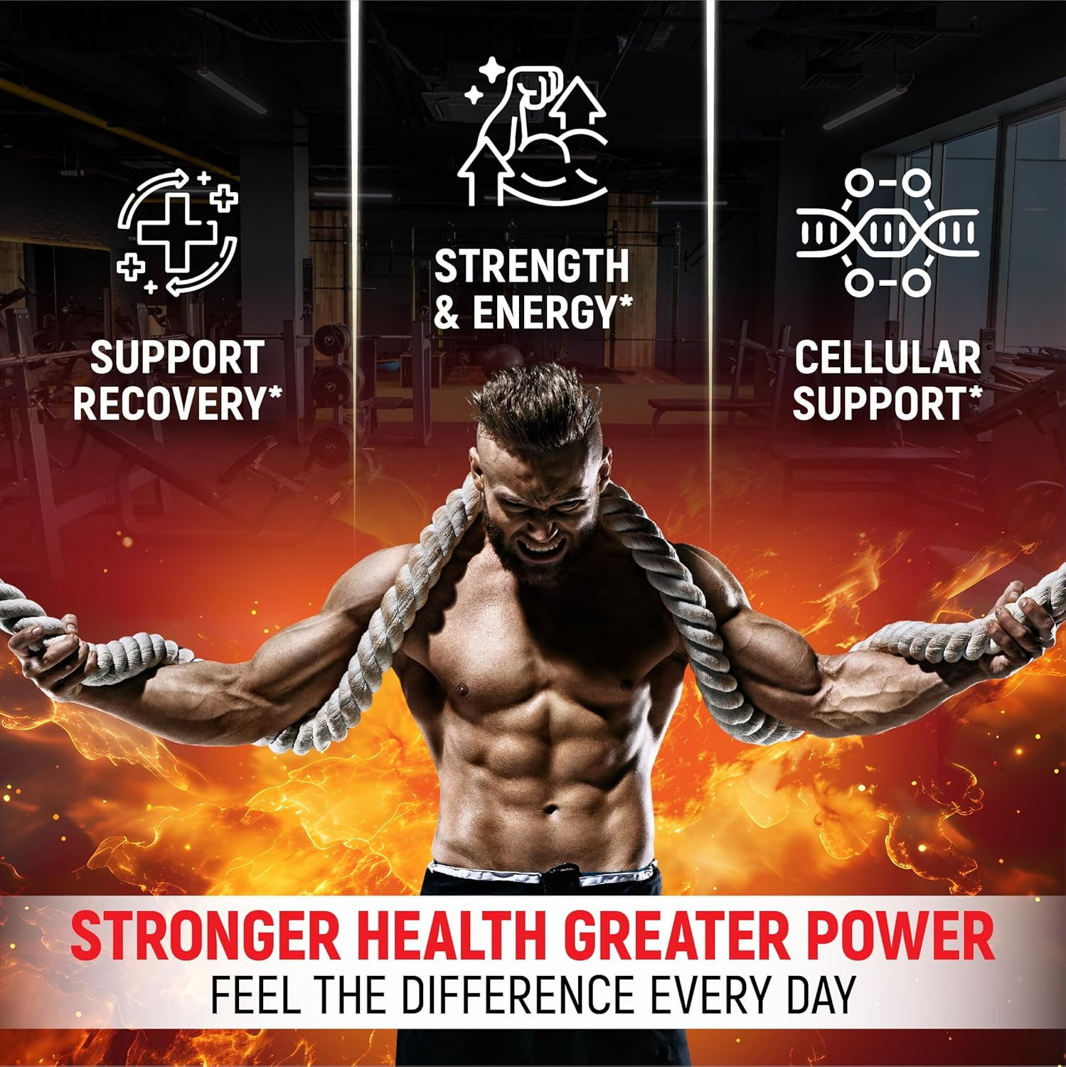 Nitric Oxide Supplements for Men & Women 2250Mg - Formula with L-Arginine Hcl, L-Citrulline - 90 Capsules Gluten Free and Non-Gmo image number 3