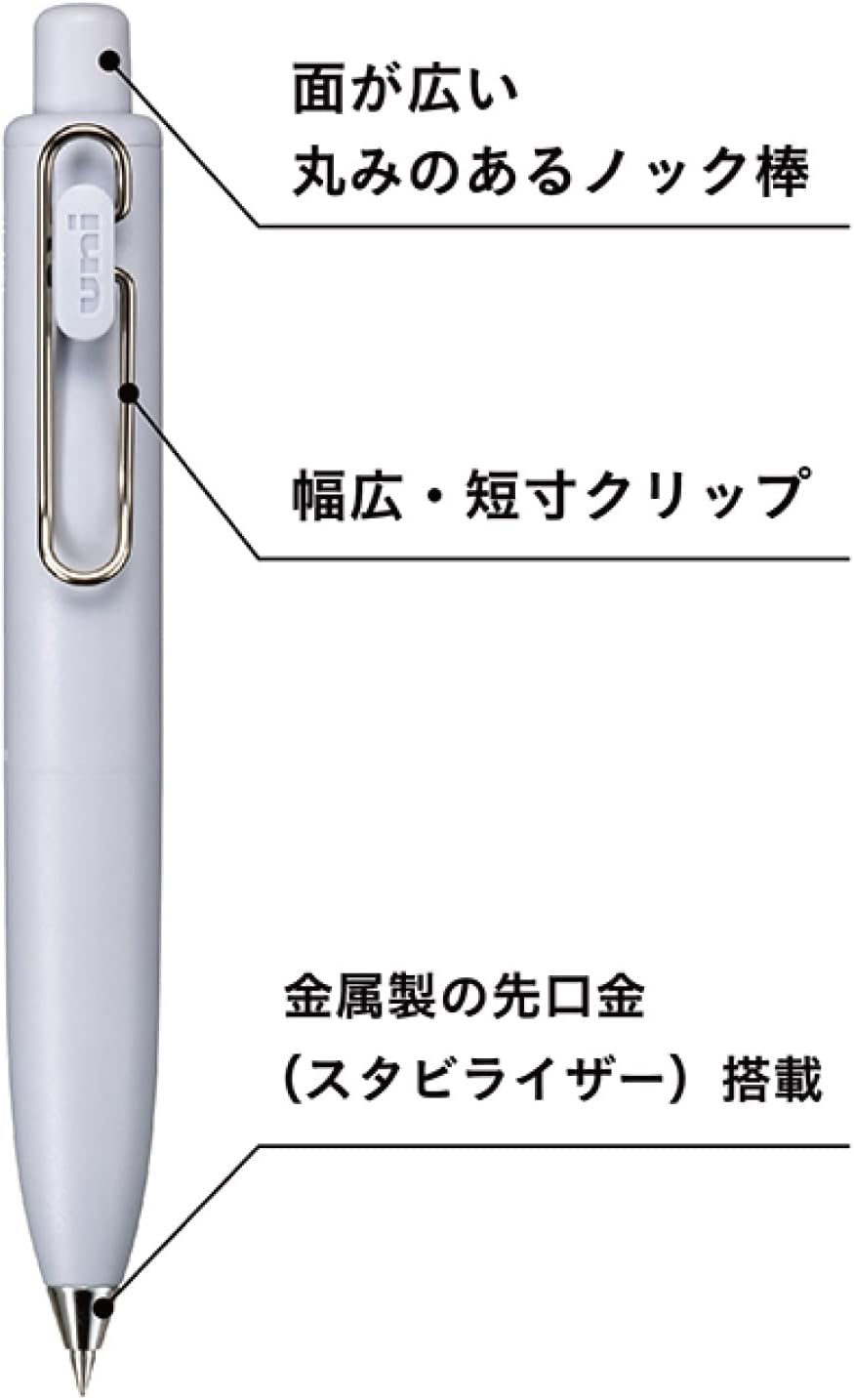 Mitsubishi Pencil UMNSP05.46 Gel Ballpoint Pen Uni-Ball One P 0.5 Yogurt image number 1