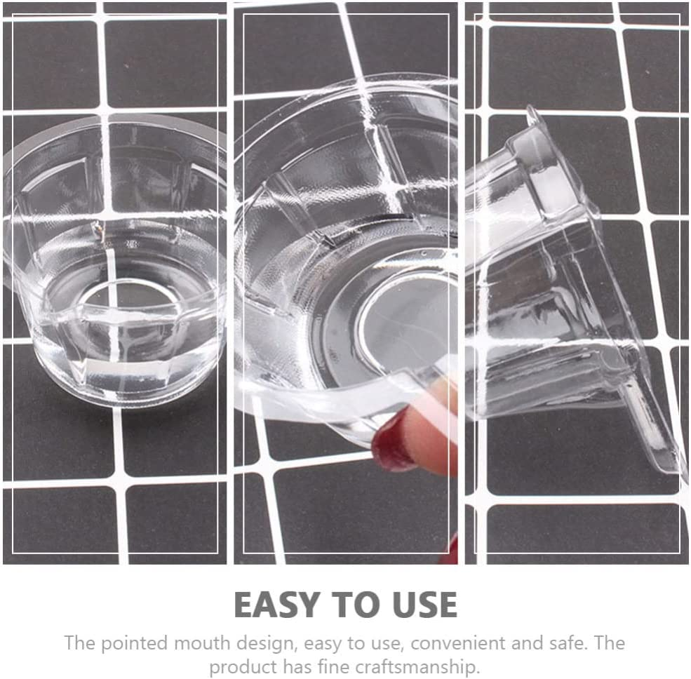 EXCEART 300Pcs 40Ml Disposable Plastic Resin Mixing Cups Multipurpose Dispensing Cup for Mixing Paint, Epoxy, Jewelry Making, Resin Crafts DIY