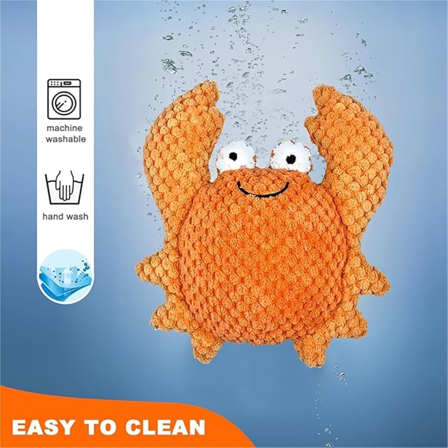 3Pcs Interactive Tough Plush Dog Toy with Squeaker - Durable Chew Toy for All-Size Dogs - Great for Playtime, Training & Mental Stimulation image number 5