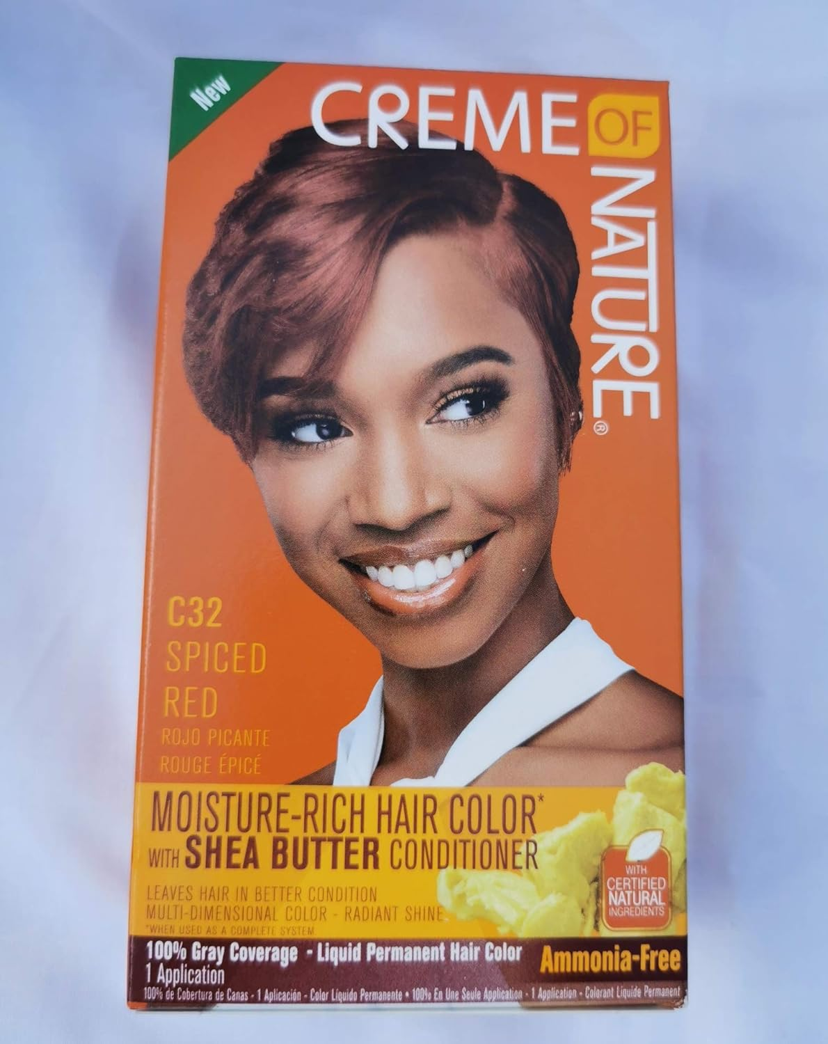 Creme of Nature Permanent Hair Color C32 Spiced Red