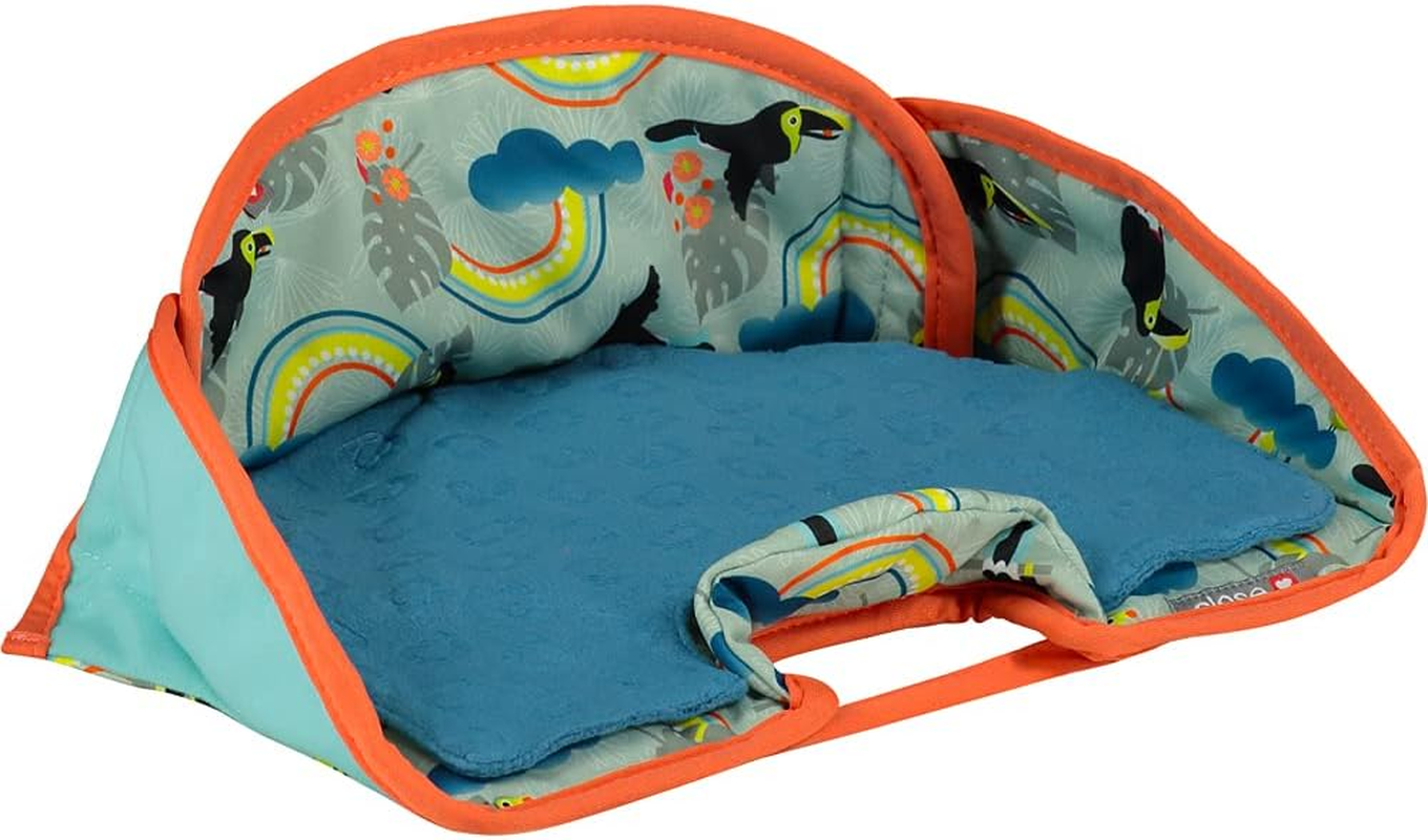 Close Pop-In Children'S Seat Protector Multi-Use for Car, Stroller or High Chair, Easy to Clean, Toucan Colour