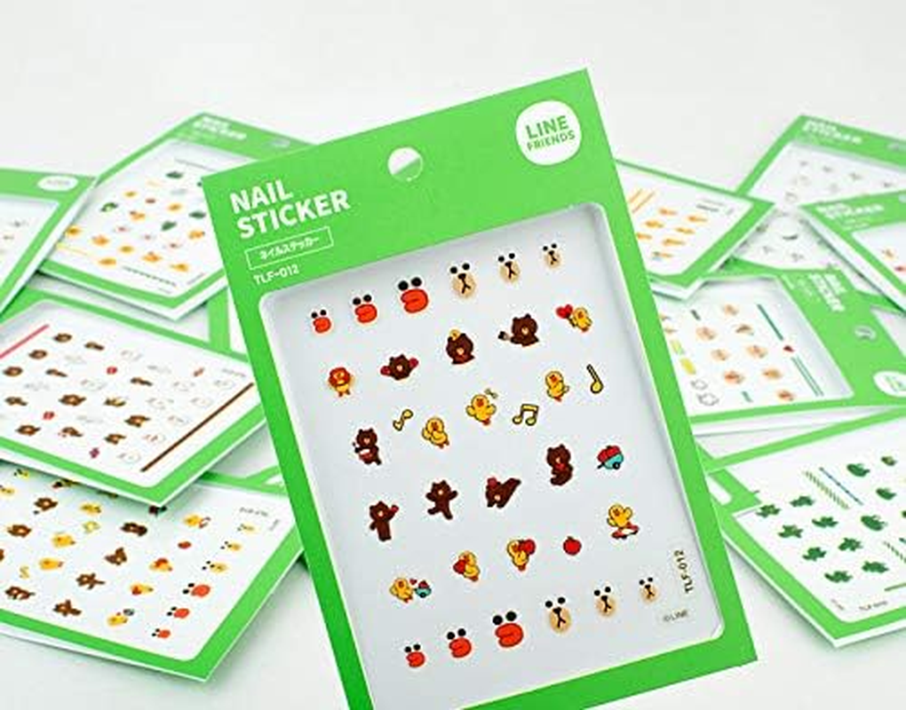 TOK|LINEFRIENDS TLF-006 Nail Sticker image number 1