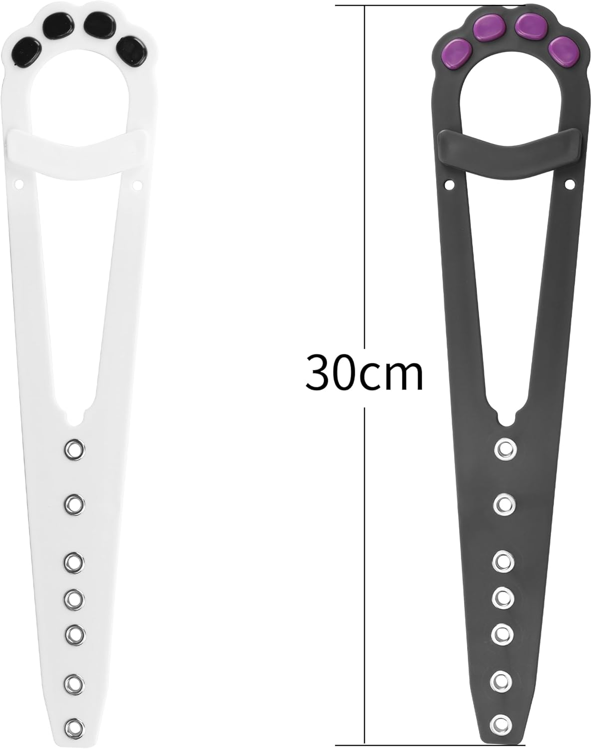 YAODHAOD 2Pcs Cat Door Latch Holder, Cat Door Bracket Latch, Adjustable Door Strap for Letting Cats In, Keeping Dogs Out image number 5