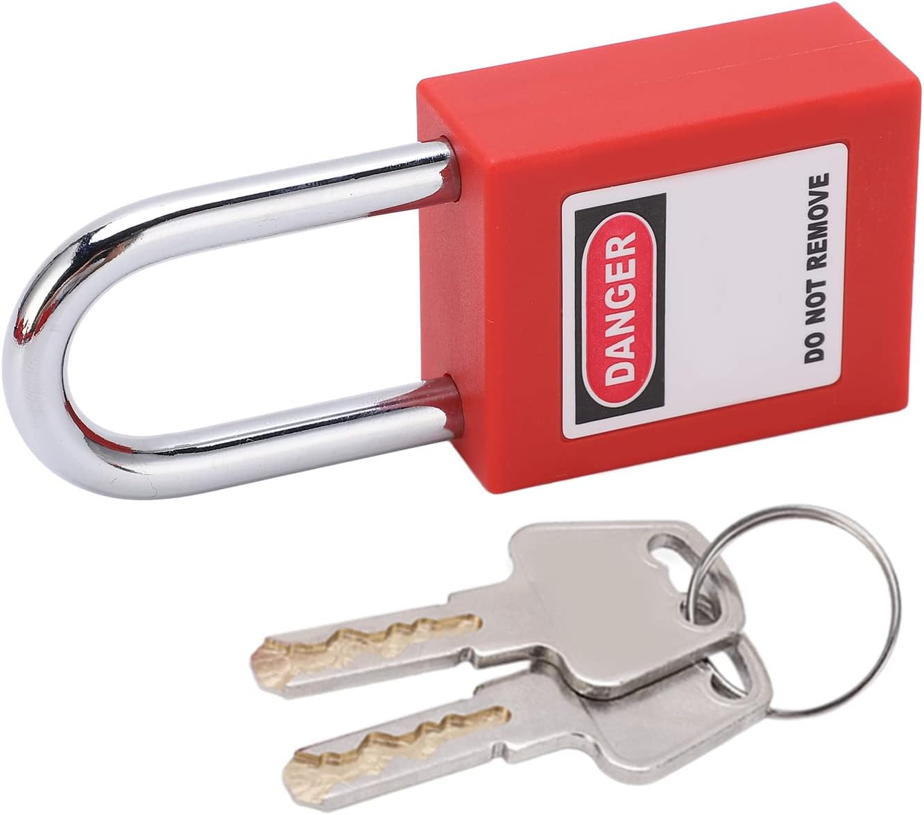 Plug Lockout Tagout Set, Professional Impact Proof Plug Lockout Device High Temp Resistant Rustproof for Home Industry Chemistry for Air Conditioner TV (Medium Lock Box + 38Mm Padlock) image number 3