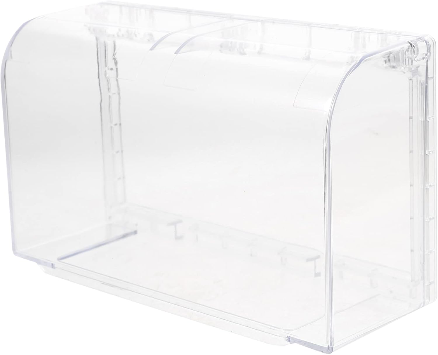 Iplusmile 2-Gang Weatherproof Outlet Cover in Use Electrical Power Outlet Cover, Outdoor Plug and Receptacle Protector for Garden Home Bathroom, Clear Black