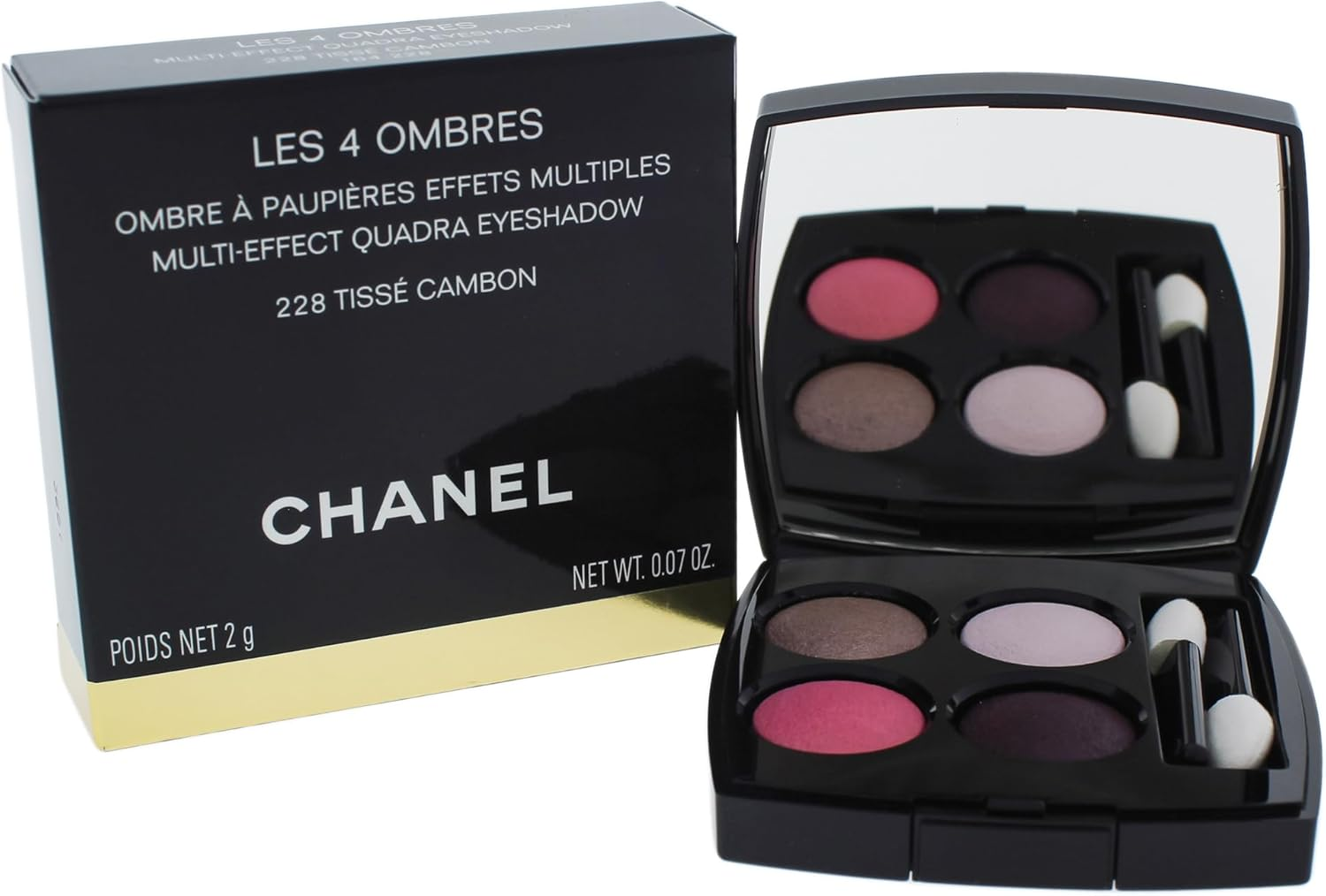Chanel Les 4 Ombres Quadra Eye Shadow, No.228 Tisse Cambon, 2 G image number 3