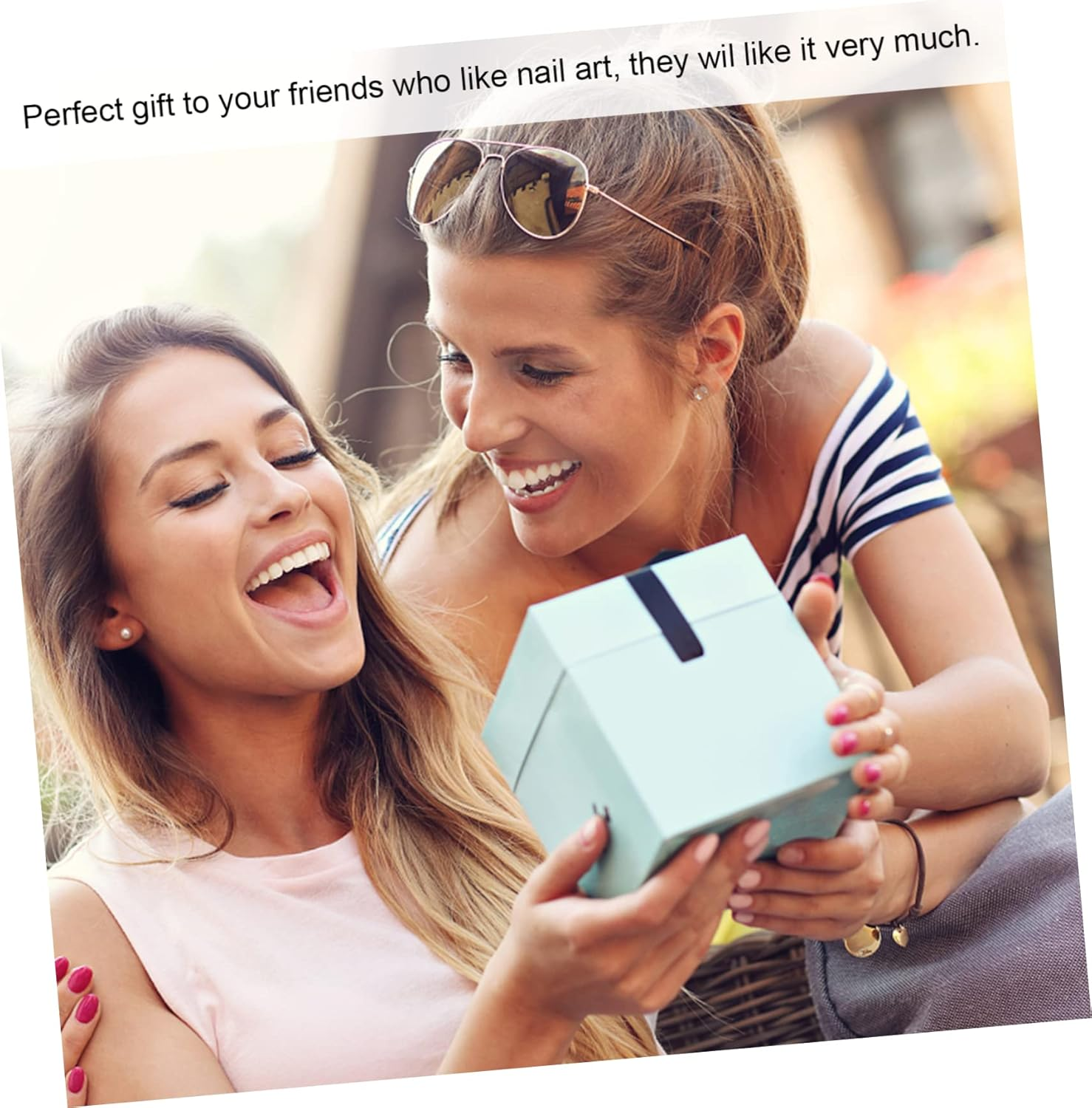 SEWOART Pearl Resin Nail Art Patch for Manicures Shiny Half round Flatback Nail Gems DIY Phone Case Decorative Accessories Pack image number 4