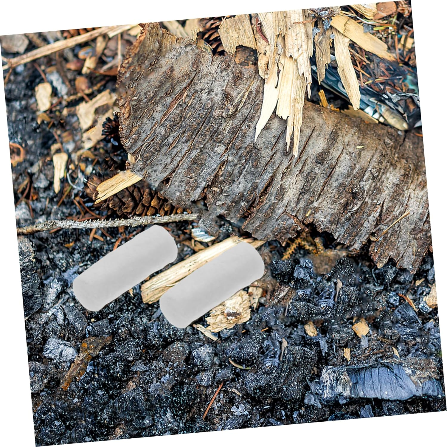 10Pcs Fire Kit Survival Emergency Fire Starter Pulp Cotton Wicks for Candle Making image number 1