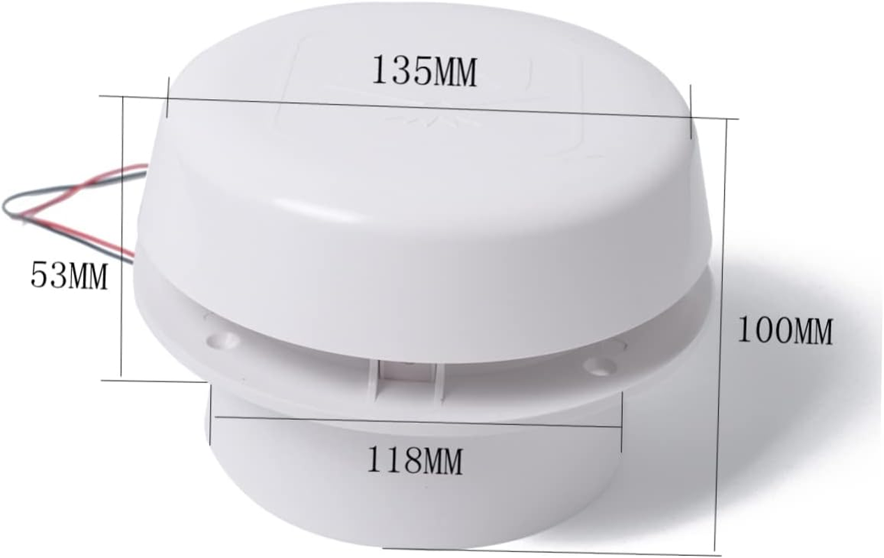 VALICLUD 12V RV Roof Air Vent Fan RV Roof Vent Mute RV Roof Vent Fan White for RV Yacht image number 6