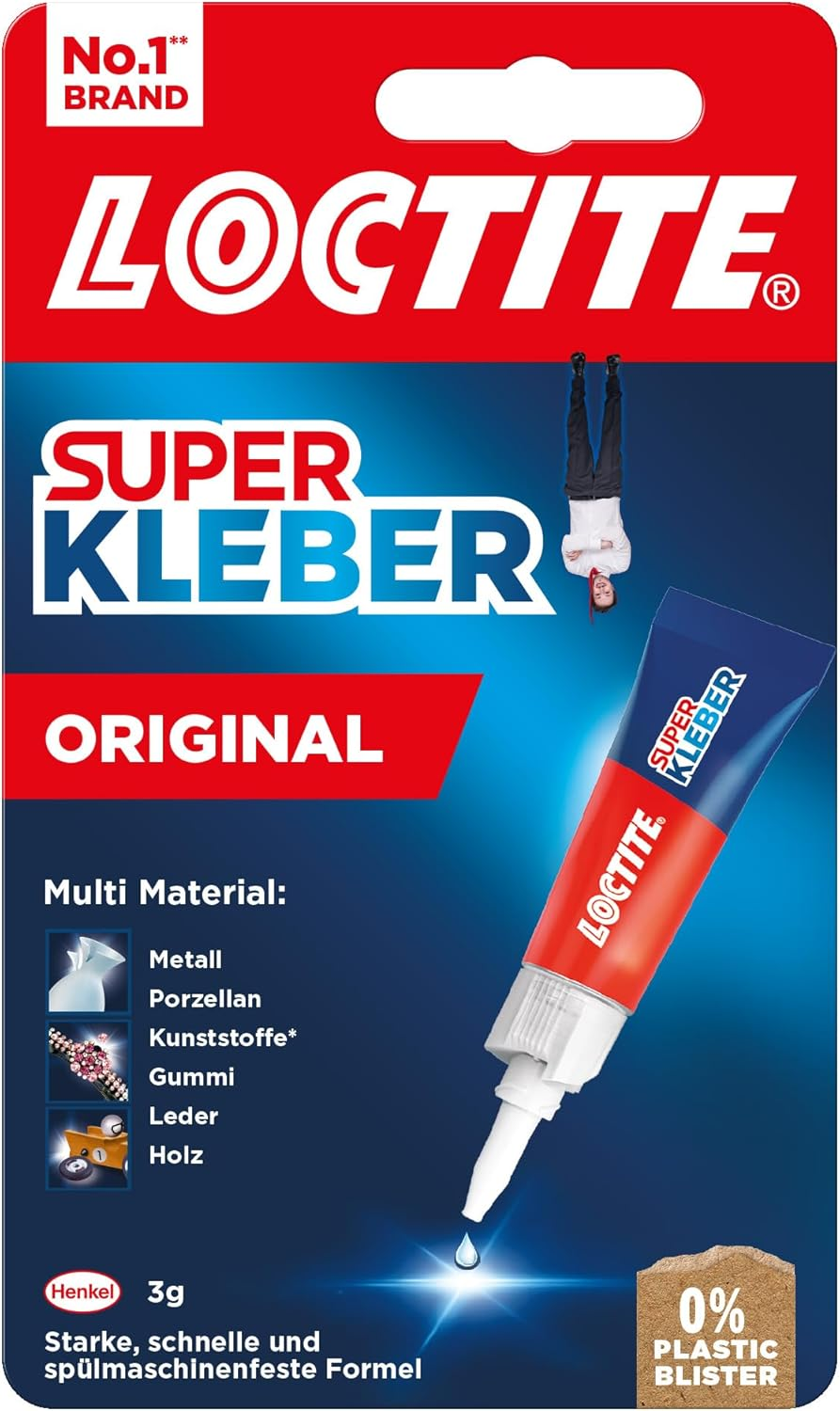 Loctite Super Glue Precision, Super Glue for Precise Gluing without Dripping, Quick-Drying, Dishwasher Safe Liquid Adhesive, 1 X 5 G Bottle image number 1