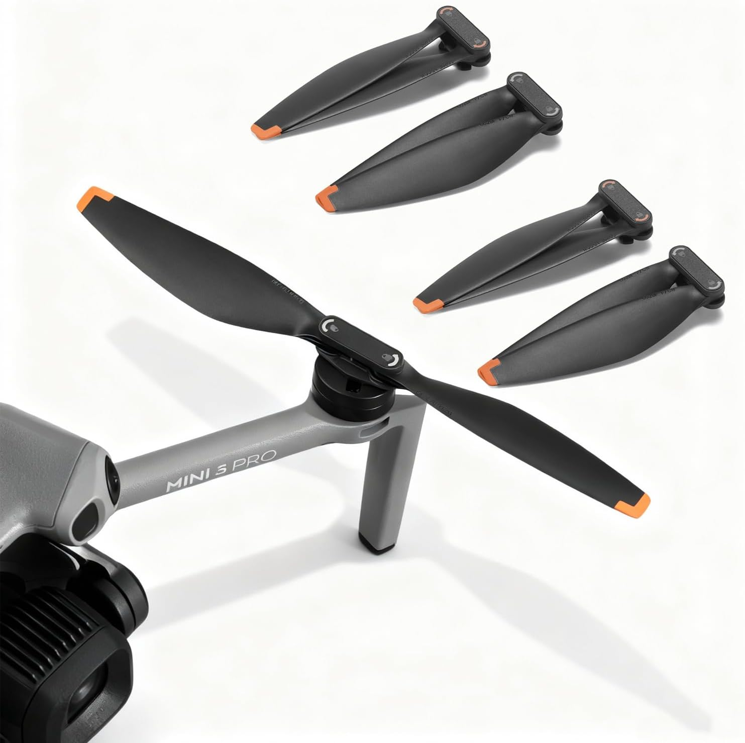 8Pcs Propellers for DJI Mini 5 Pro, Drone Replacement Plastic Propeller Blades, Lightweight and Durable Material, Low-Noise Design, Flexible Drone Accessories image number 3