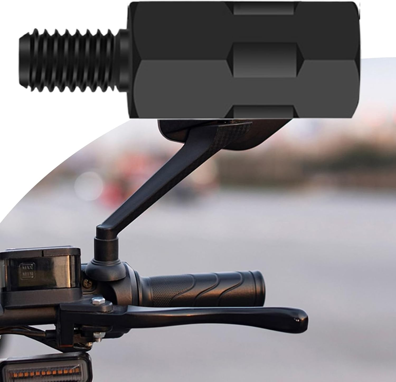 Mirror Mount Adapter Height Adjustment Screw - Height Extender Adjustment Screw - Stable Motorbike Conversion Accessories for Various Riding Styles