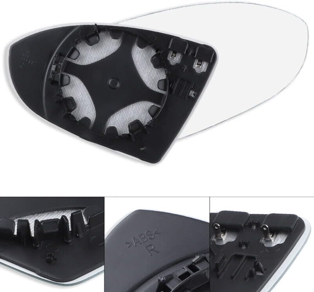 MAX COOL Car Rearview Mirrors Right Side Mirror Glass Suitable for VW GOLF MK7 MK7.5 13-18 Heated Convex with Base image number 4