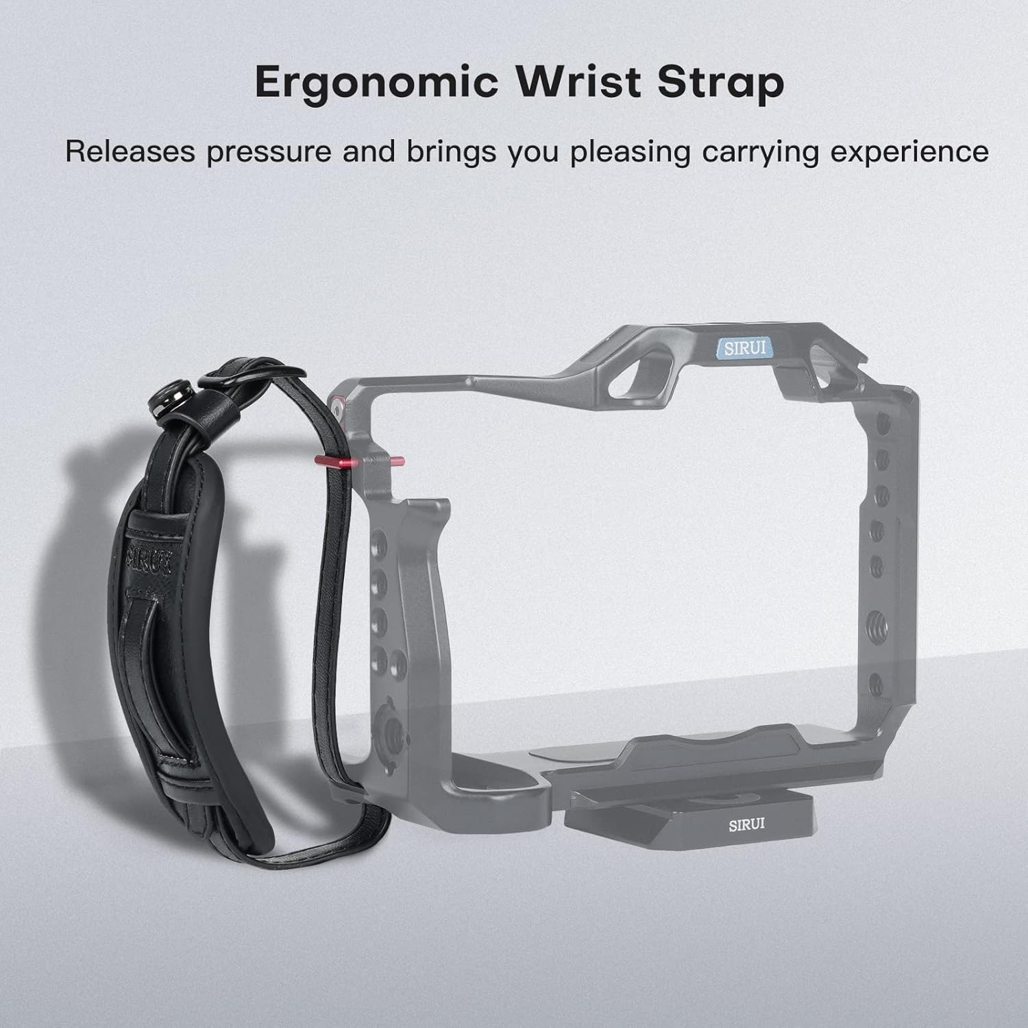 SIRUI Full Cage Kit with Top Handle for Panasonic LUMIX S5II/S5IIX, Arca-Swiss Compatible, with 1/4"-20 Thread Holes, ARRI 3/8"-16 Mounting Holes, Cold Shoe and NATO Rail image number 4