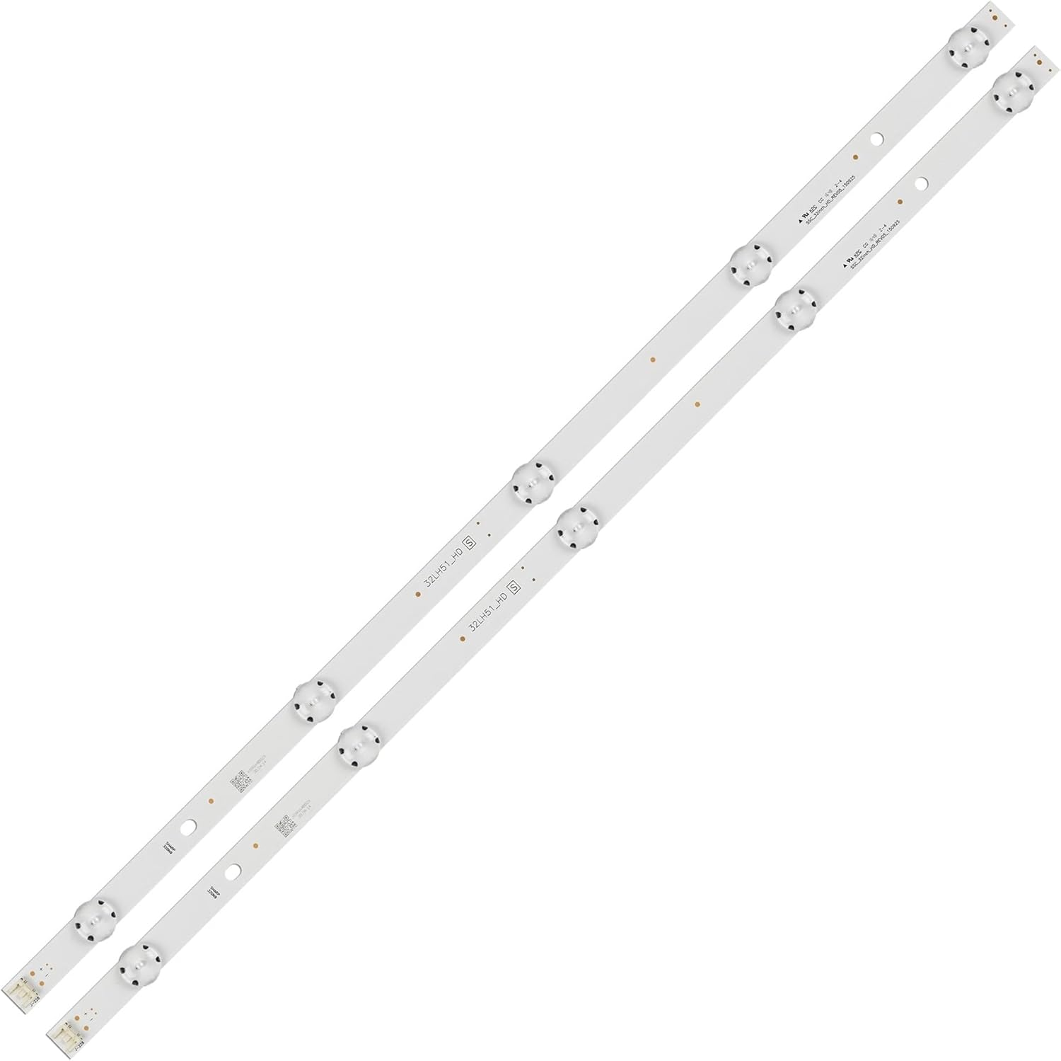 LED Backlight Strip 5 Lamp Fit for L G 32" TV Fit for Innotek Direct 15.5Y 32Inch 32LH590U 32LF510B SVL320AL5 DH_LF51 32LH51_HD Ssc_32Inch_Hd(1 Set)