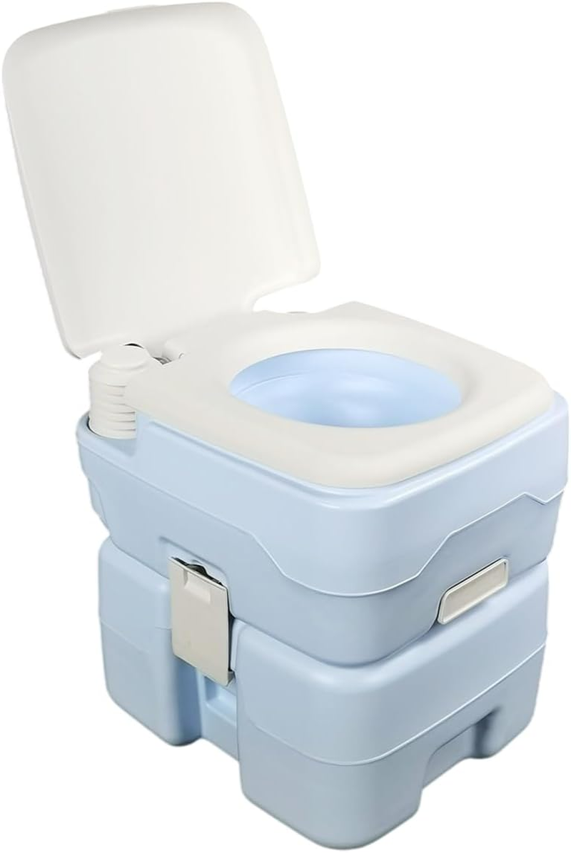 AIMALL 20L Portable Toilet &ndash; 16.53&times;16.33&times;14.37In Marine & Outdoor Toilet, Water-Saving Deodorizing, Detachable for Camping, Boating & Emergency Use image number 3