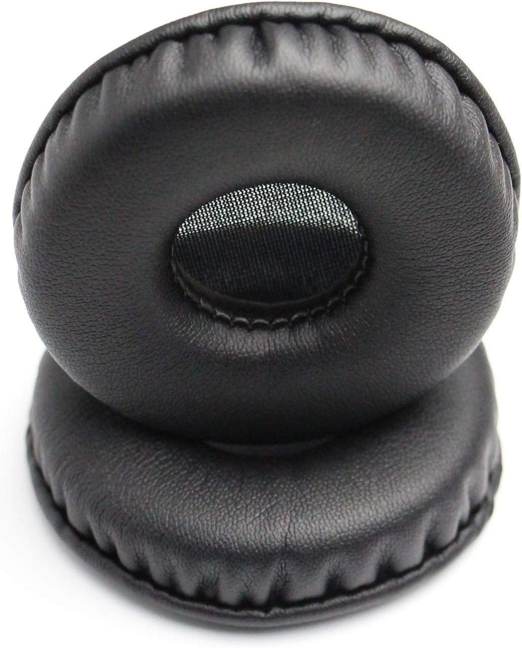 Yizhet 1 Pair 70 Mm round Replacement Faux Leather Ear Pads Compatible with Sony MDR Headphones (Diameter 70 Mm, Black) image number 3