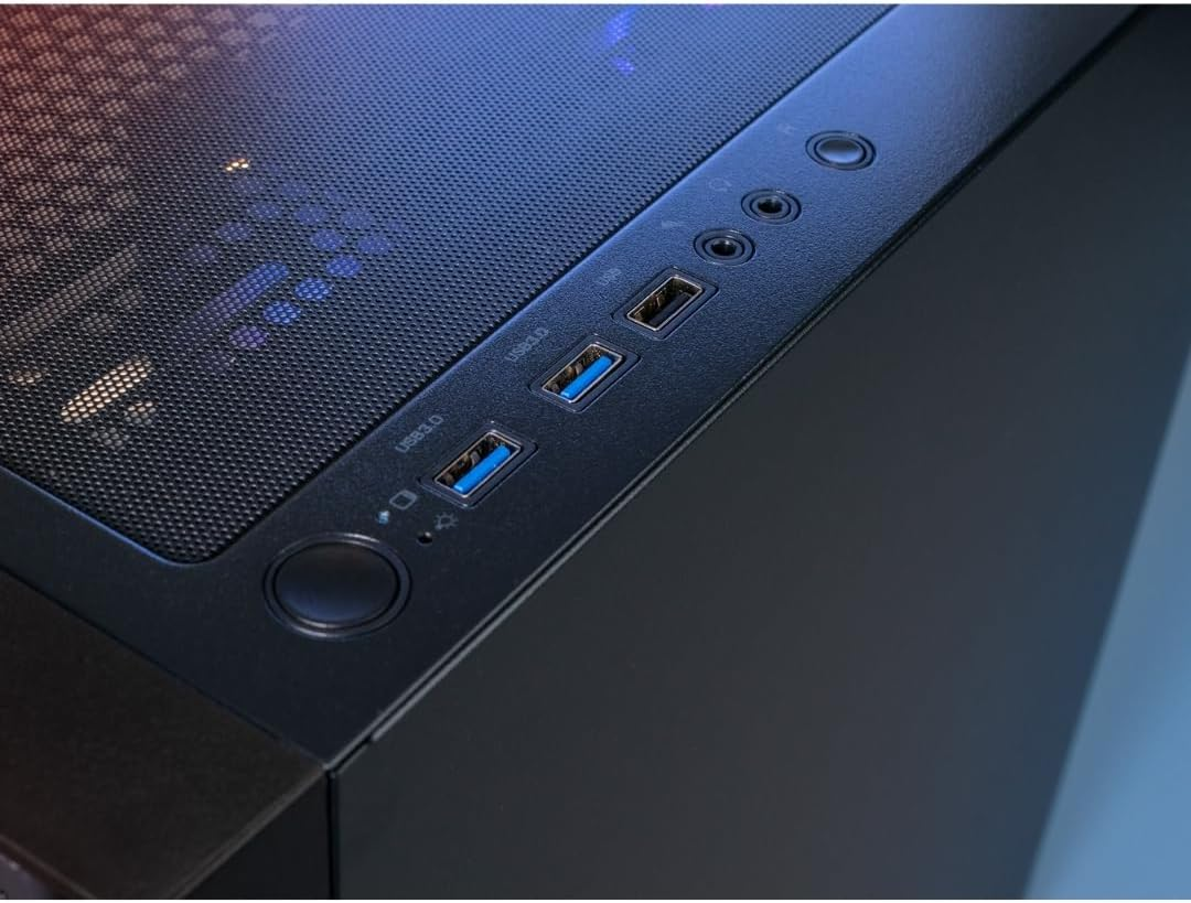 Thermaltake Gaming System Genesis PRO V4 - AMD 5500 / RTX 3050 / B550 Wifi / 16GB RGB RAM / H16 Black, CA-4Y2-00D1WA-A4 image number 4