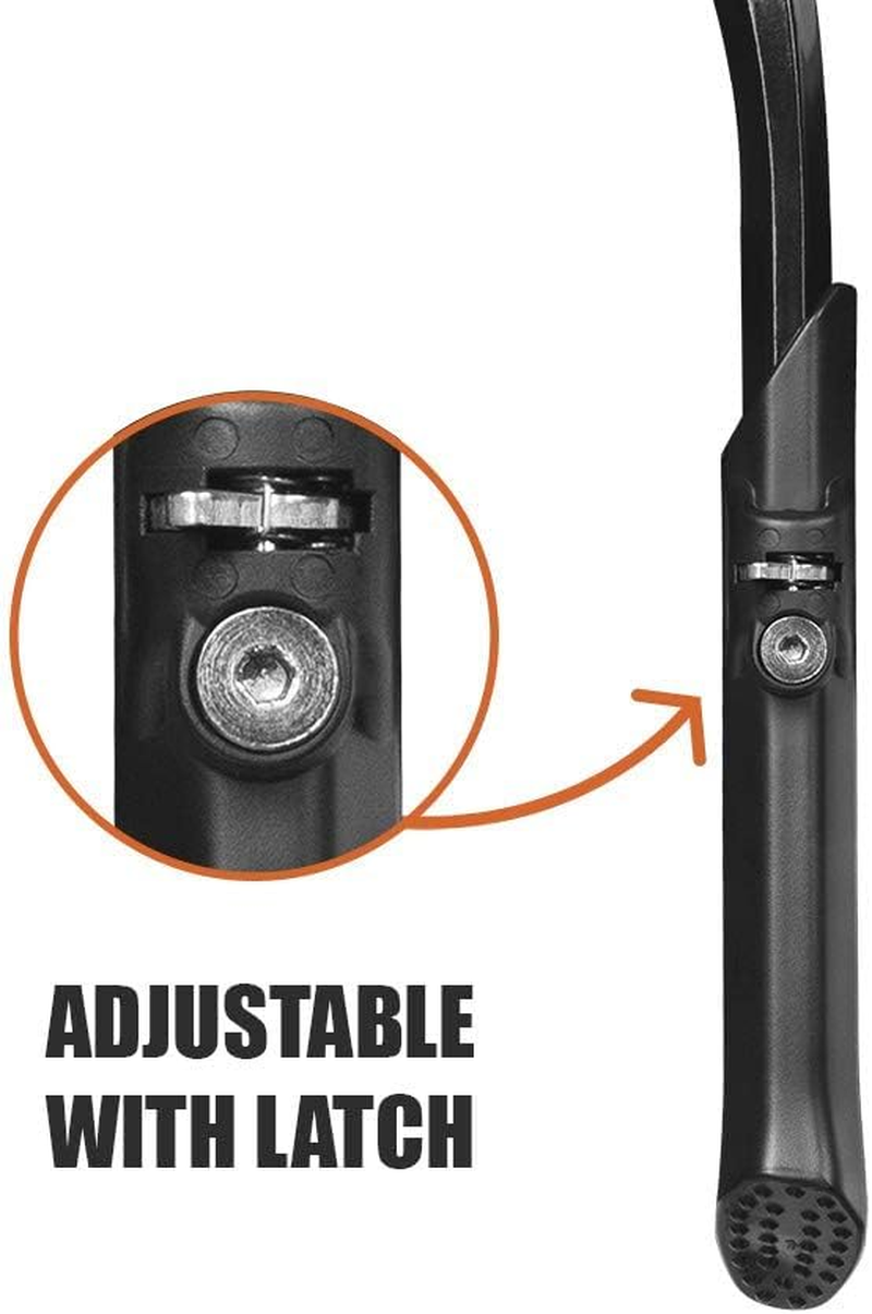 BV Bike Kickstand - Alloy Adjustable Height Rear Side Bicycle Kick Stand, for 24" - 28" Mountain Bike/Road Bike/Bmx/Mtb image number 2