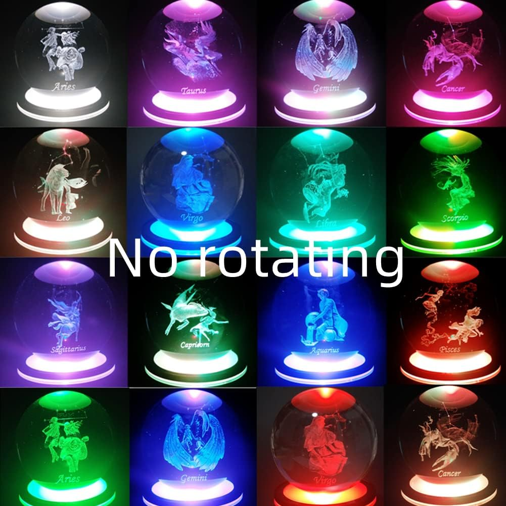 EUSTUMA LED Light Base Non-Slip round Display Stand in a Variety of Colors,Suitable for Glass Crystal Artwork,Holiday Party Decoration.(No Rotating) - Flat Base Black image number 1