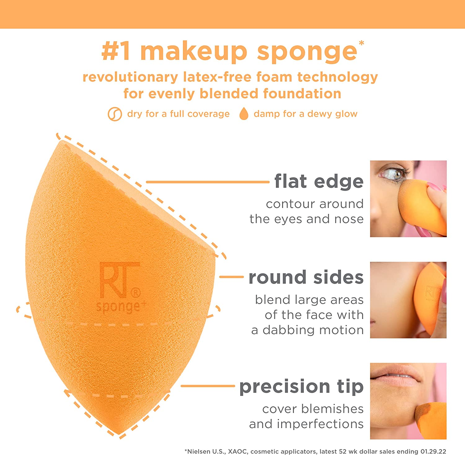 Real Techniques Miracle Complexion Sponge with Case image number 5