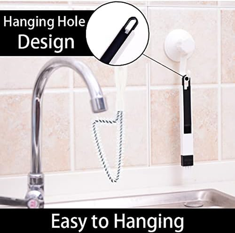 Window Groove Cleaning Brush, 13 PCS Hand-Held Window Track Cleaning Tools, Window or Sliding Door Track Cleaner for Sliding Door, Sill, Tile Lines, Shutter, Car Vents, Keyboard, Small Clean Kit image number 1