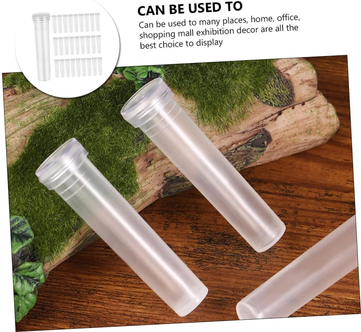 MERRYHAPY 100Pcs Plant Propagation Tubes Flower Water Storage Vases Household Decorative Plant Terrarium Home Supply for Indoor Gardening image number 6