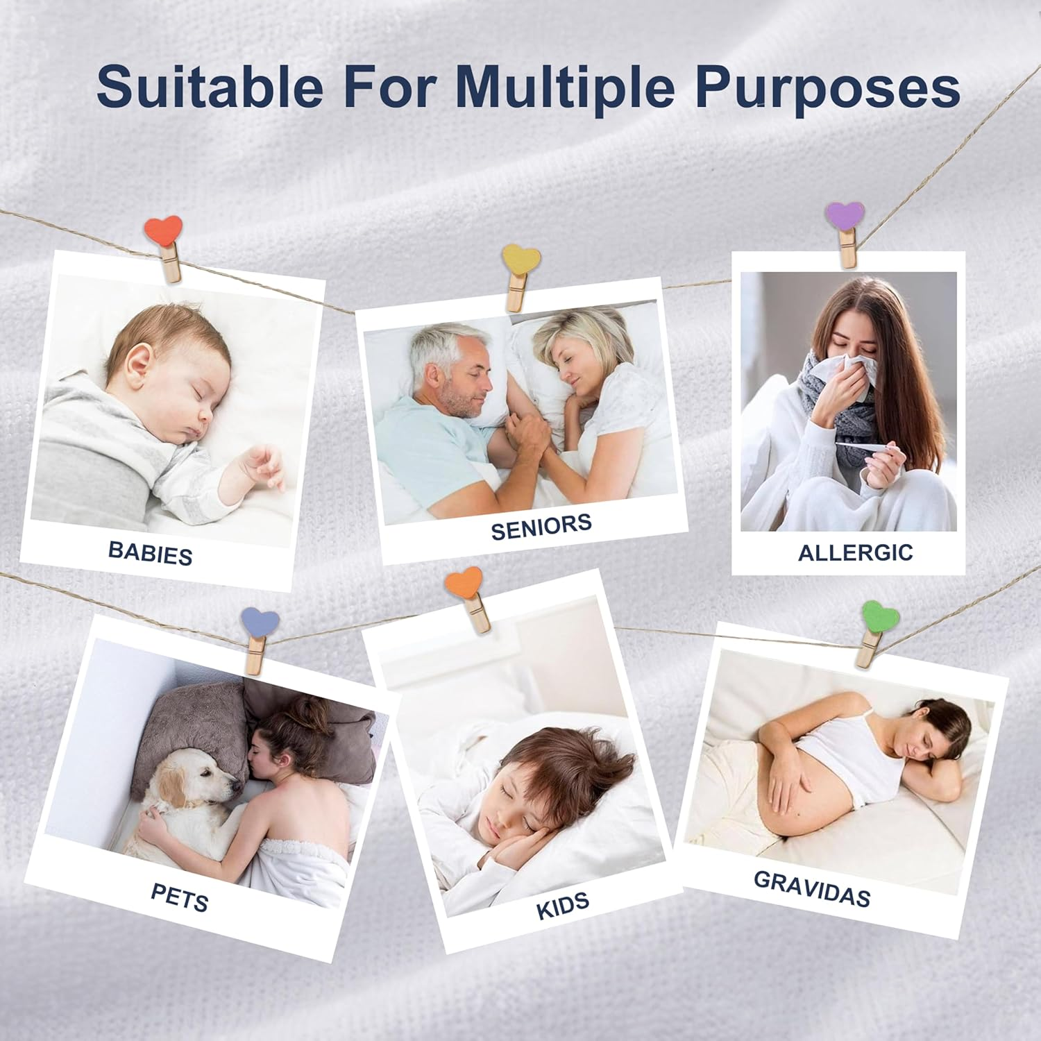 Mumullum Bamboo Terry Mattress Protector, 100% Waterproof and Breathable Fitted Sheet Bed Cover, 40Cm Deep Pocket Mattress Pad Cover, Queen image number 3