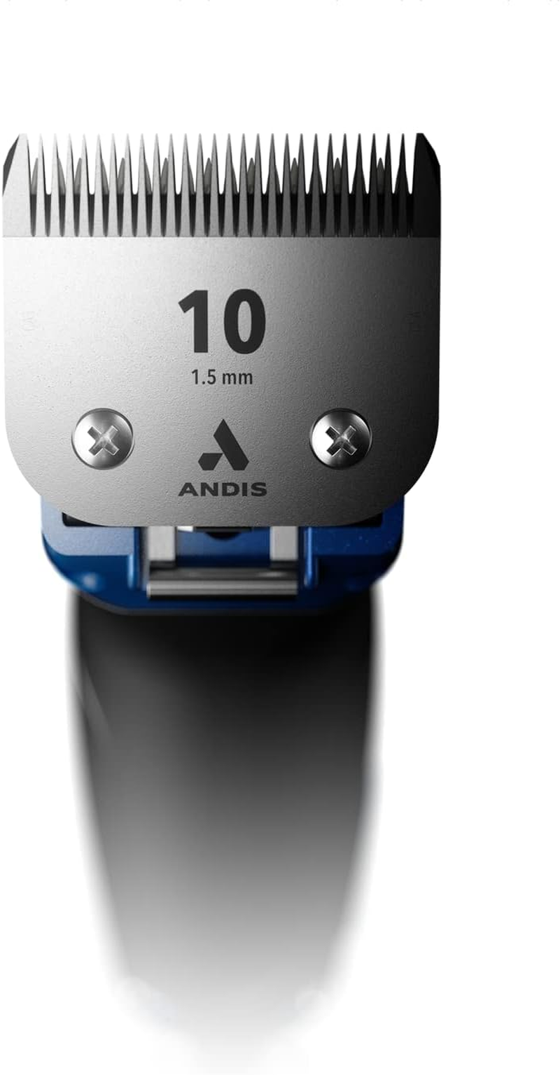 Andis Excel Pro-Animal 5-Speed Detachable Blade Clipper Kit - Professional Animal/Dog Grooming, SMC, Blue, 68520 image number 4