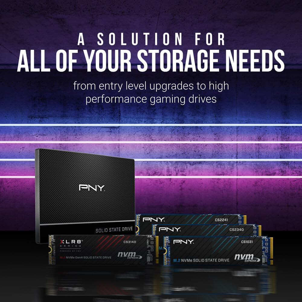 PNY SSD, M.2,2280,Nvme,Cs2340,2Tb, Gen4X4 image number 3
