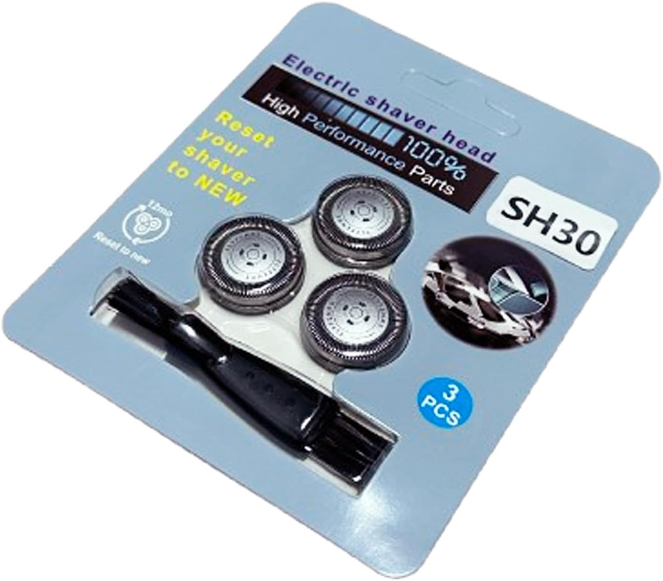 SH30 Replacement Shaving Heads for PHILIPS Series 3000 2000 1000 - Compatible with Philips Electric Shaver S1211/S1260/S3212/S3560/S738/S740, Affordable Alternative