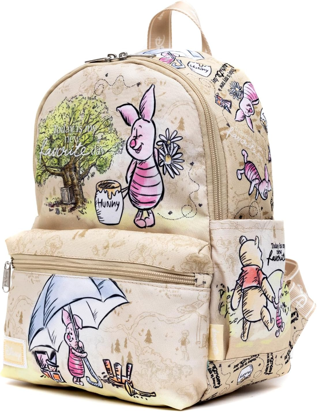 Wondapop Winnie the Pooh 13" Nylon Backpack, Winnie the Pooh, 13", Traditional Backpacks image number 4