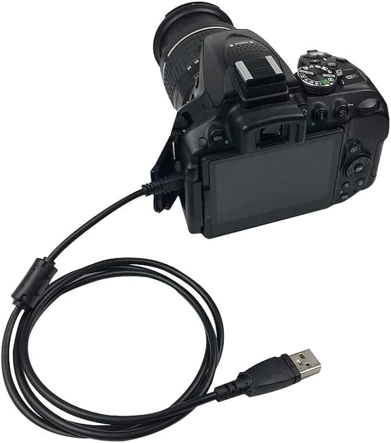 Replacement Camera Charge Cable Charger Cord Compatible with Nikon Coolpix S Series S01 S02 S70 S80 S100 S640 S2500 S3000 S3100 S3200 S3300 S3400 S3500 S3600 S4000 S4100 S4150 S4200 S4300 S5100 image number 3