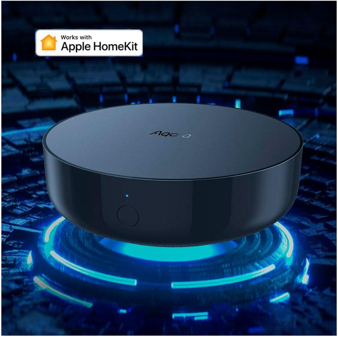 Aqara M2 Wireless Control Hub, Smart Home Automation, Compact Design, Multi-Function, Works with Homekit, Alexa, and Google Assistant image number 1