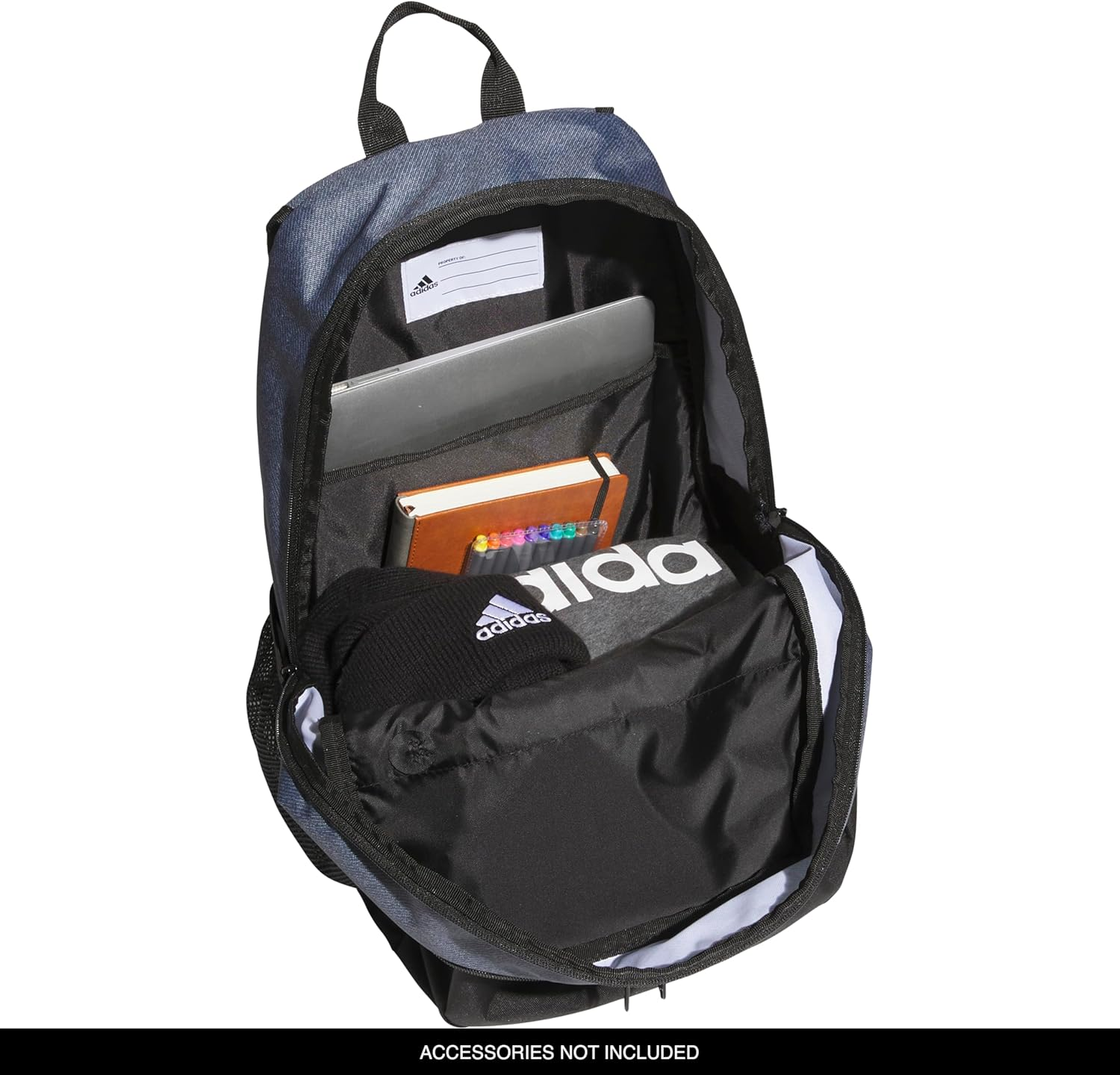 Adidas Foundation Backpack (38L) Durable Large Athletic Student Laptop Book Bag for Boys/Girls, Adi image number 5