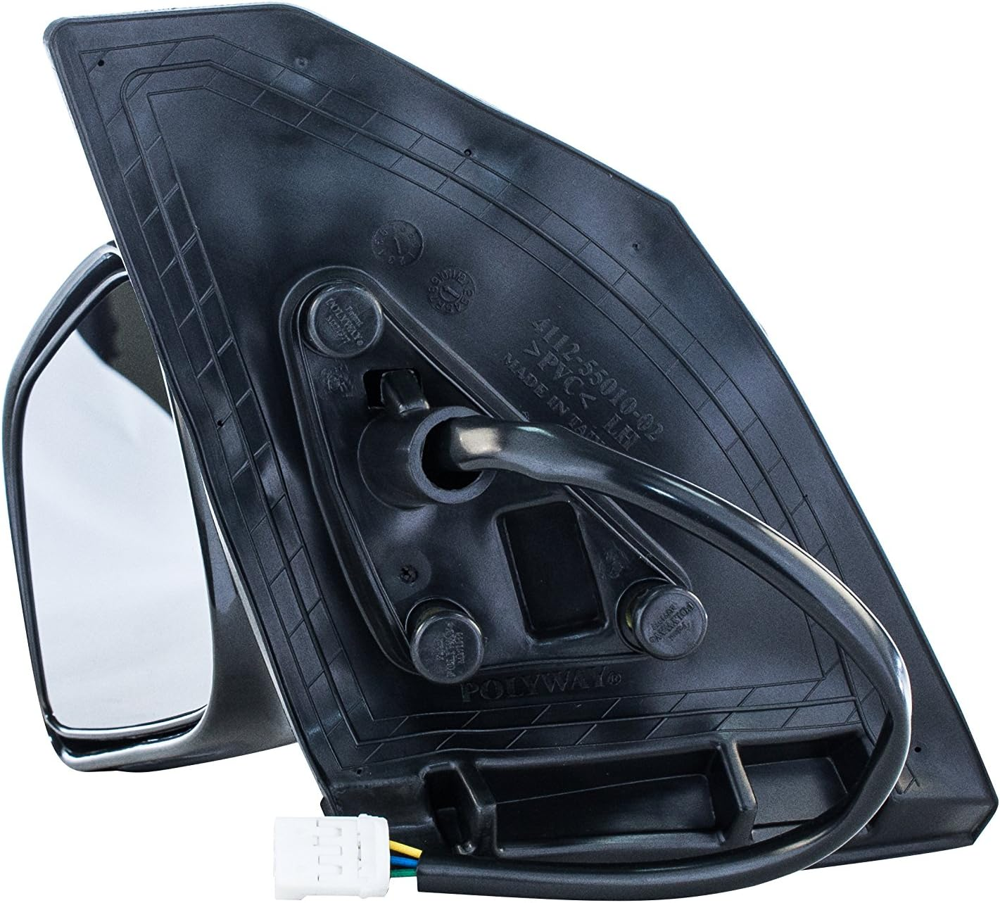 Driver Mirror for Toyota Corolla CE (2003 2004 2005 2006 2007 2008) Side Smooth Black Power Operated Non-Heated Non-Folding Left outside Rear View Replacement Door Mirror - Parts Link # TO1320178