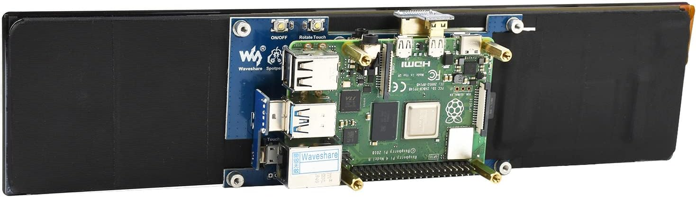 Waveshare 11.9Inch Capacitive Touch Screen LCD for Raspberry Pi Jetson Nano 320&times;1480 Hdmi-Compatible IPS Display Monitor for Windows