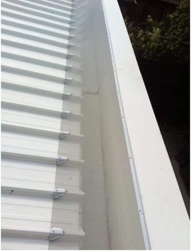 Box Gutter Guard Mesh Kit 10 Meters 500Mm Aluminium Mesh with Fittings for Trimdek Roofing (Shale Grey)