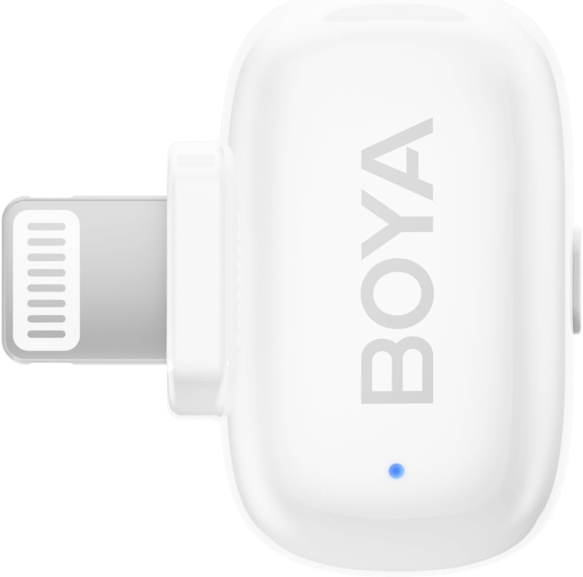 BOYA Boyamini-13 (White) 4 in 1 Microphone for Android/Iphone with Intelligent Noise Cancelling and Charging Case, Metal Clip on Microphone, Vlogging, Tiktok, Youtube Content Creator image number 2