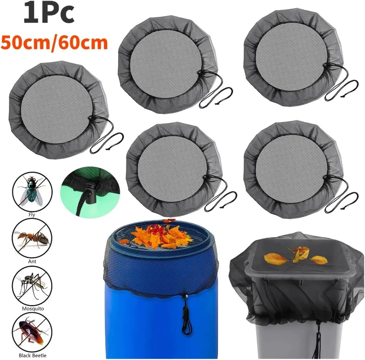 Zqnaznfdelarge Bird Cage Cover, Mesh Cover(60Cm) image number 2