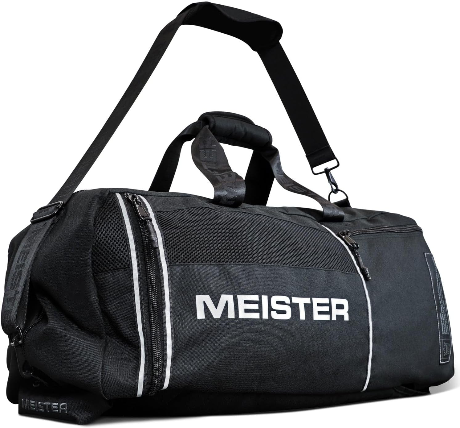 Meister Vented Convertible Duffel/Backpack Gym Bag - Ideal Carry-On - Pink image number 5