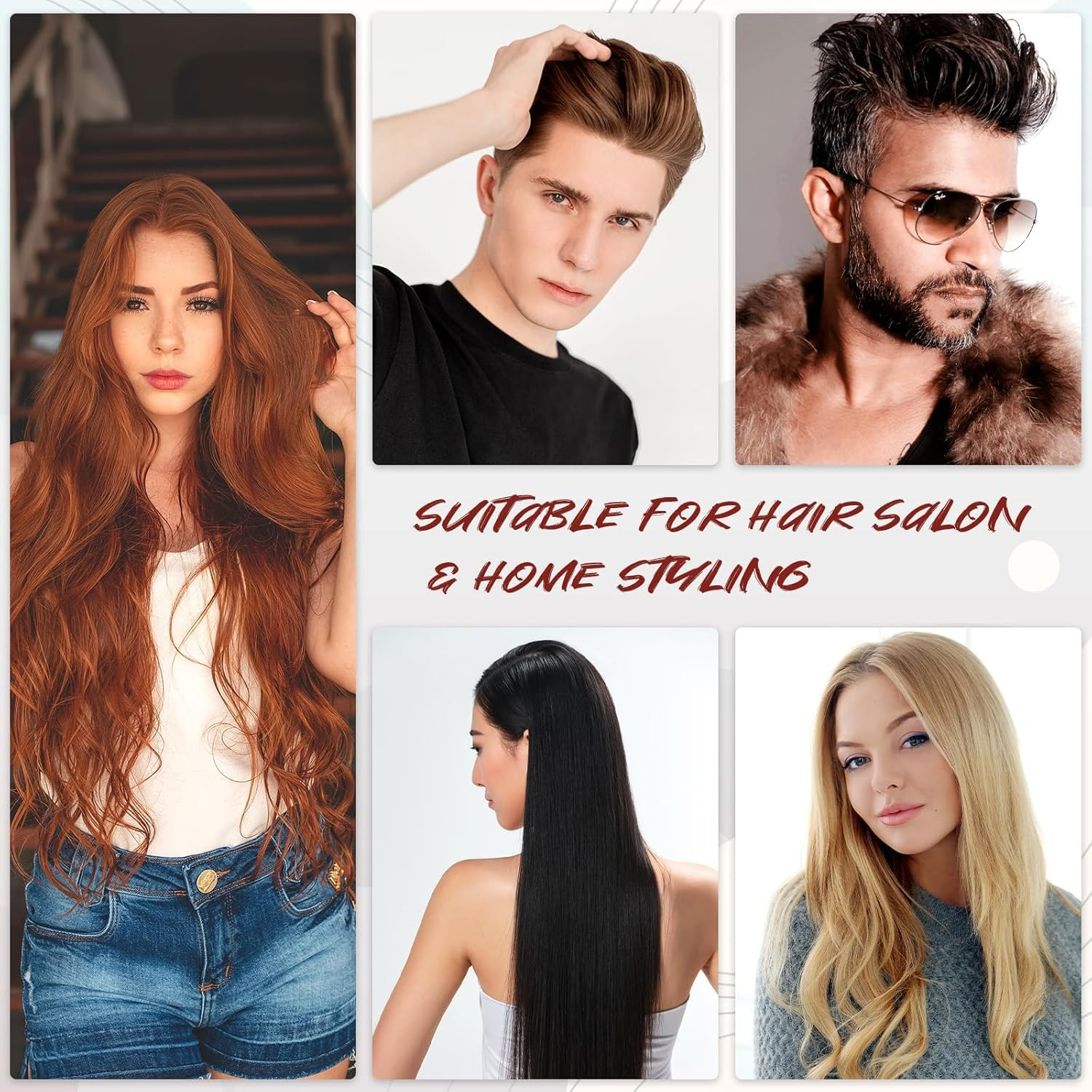 Lxcshljx 2 Pcs Bristle Brush, Boar Bristle Hair Brush, Boar Bristle round Brush, Teasing Brush for Fine Hair, Slick Back Bristle Hair Brush with Wooden Handle, Teasing Comb for Women Thin Thick Hair