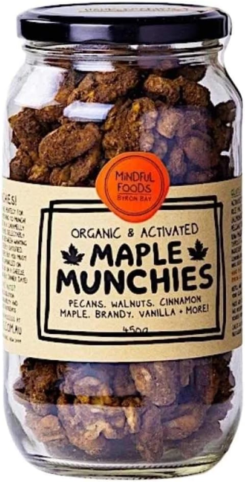 Mindful Foods Maple Munchies Jar 450 G