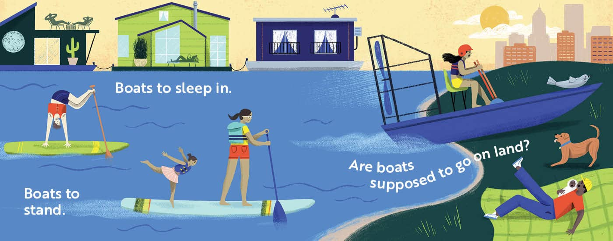 Go, Boats, Go!: Stocking Stuffer for Babies and Toddlers