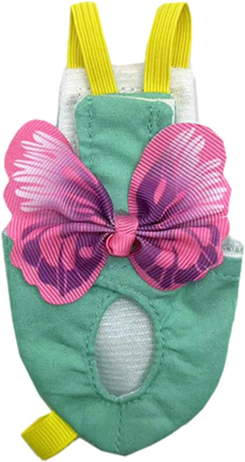 Bird Harness | Soft Bird Diapers Suite | Pigeon Pants for Small Medium Birds Parakeets Parrot Cockatiel, Bird Diapers for Parrots, Bird Clothes Pochy - M image number 3