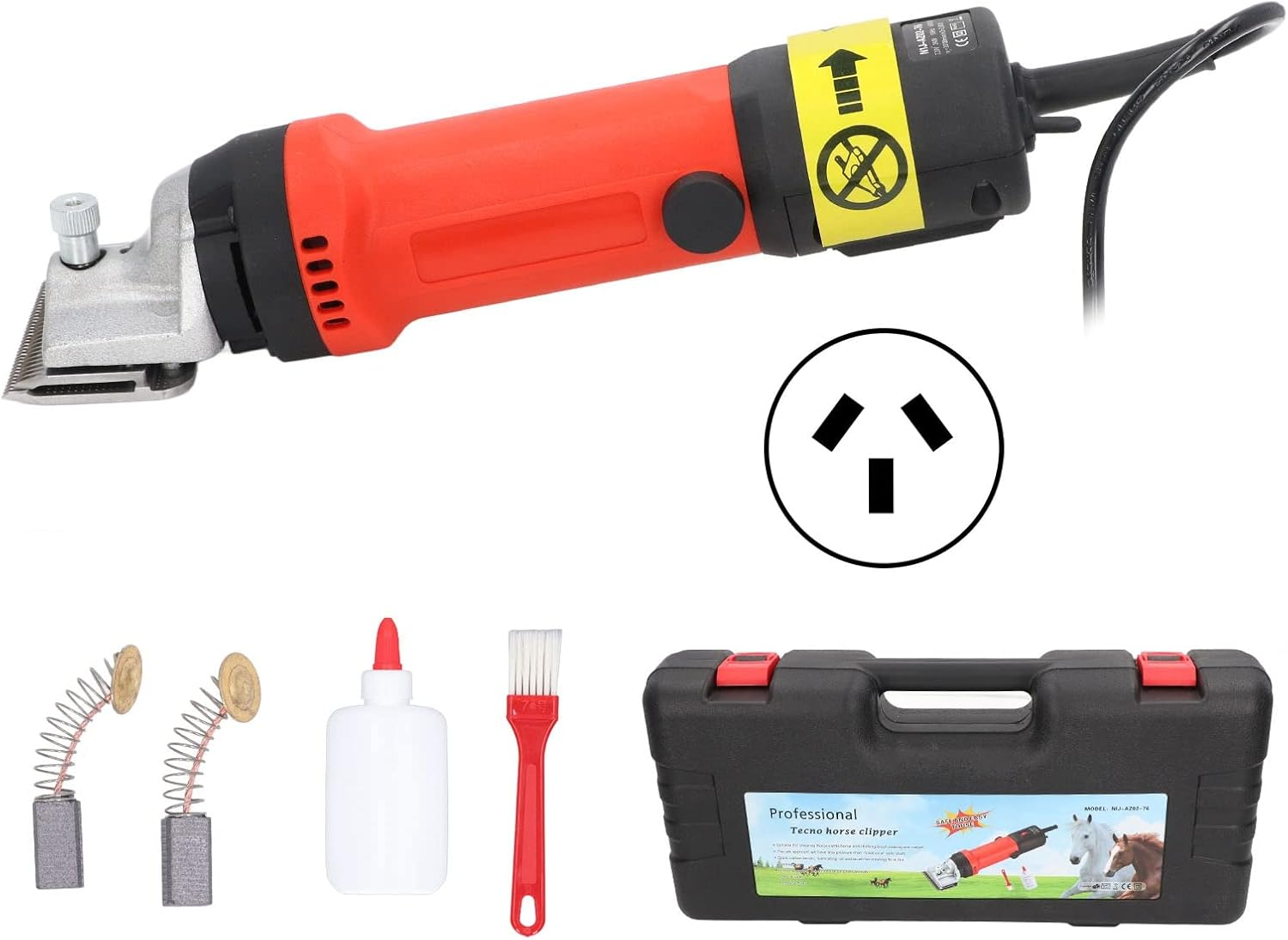 Electric Sheep Shearing Clipper Ergonomic Handle Farm Electric Universal Horse Hair Clipper (AU Plug 220‑240V) image number 3